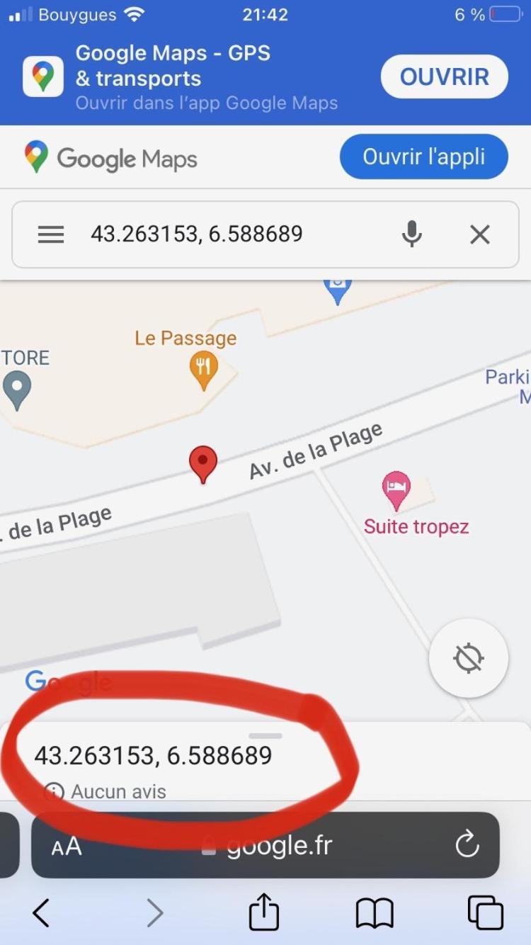 Le Sud Plage Et Piscine Gassin Eksteriør bilde