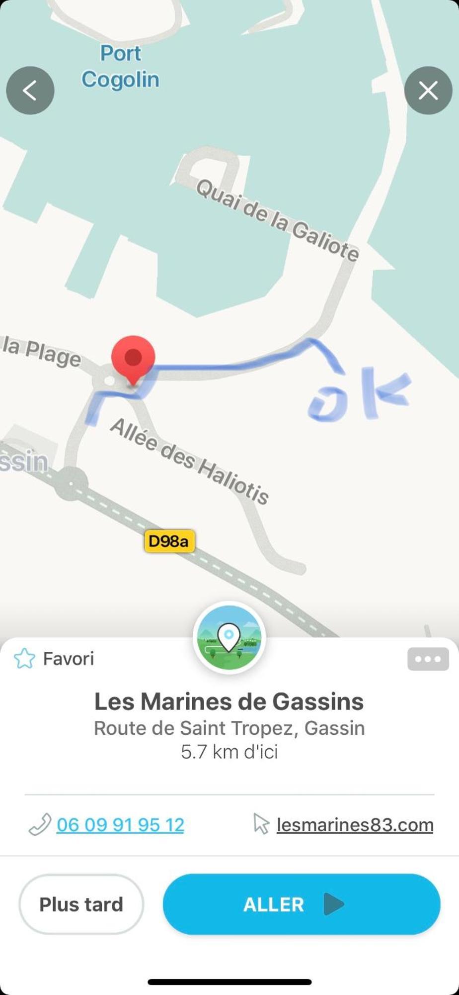 Le Sud Plage Et Piscine Gassin Eksteriør bilde