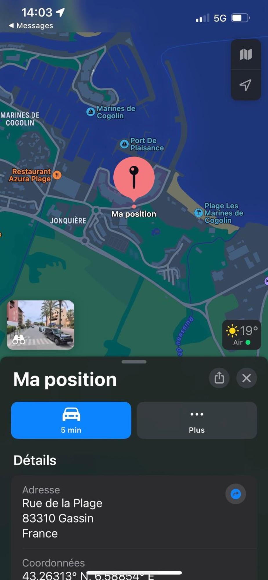 Le Sud Plage Et Piscine Gassin Eksteriør bilde